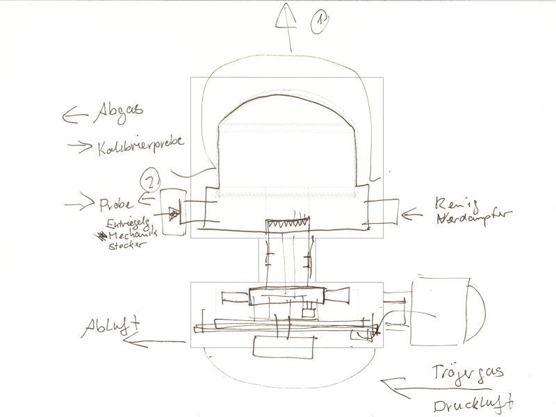 Eine der Projektskizzen